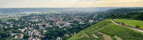 Blick auf Radebeul